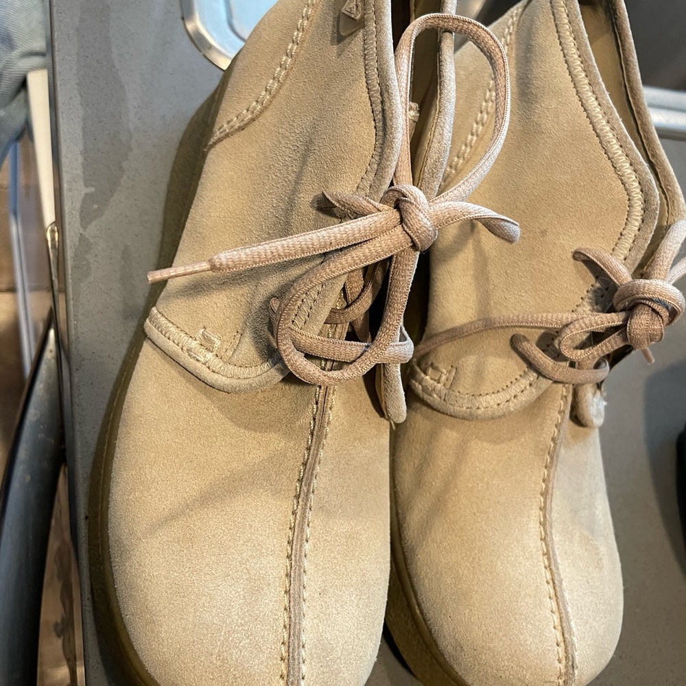 NWT Roxy Womens Moccasin Heel Platform Leather Chunky y2k Size 9
